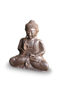 Boeddha mini urn brons