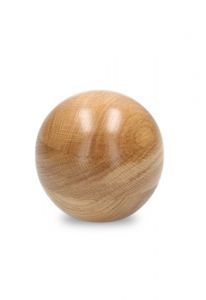 mini urn van eikenhout naturel