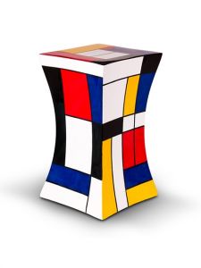 Glasfiber urn Mondriaan