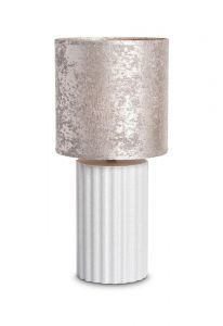 Lamp urn 'Noah marmer' platinum
