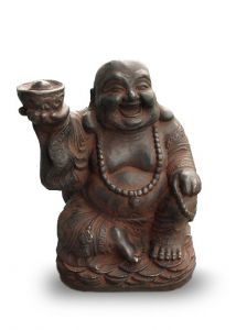 Lachende Boeddha brons