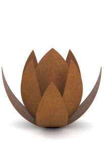 Cortenstalen (duo) urn 'Lotus'