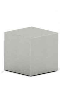 Kubusvormige RVS mini urn 'Cube'