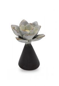 Mini art urn van brons 'Lotus'