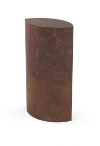 Bronzen mini urn 'Ellips'