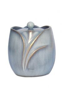 Mini urn brons grijs-blauw