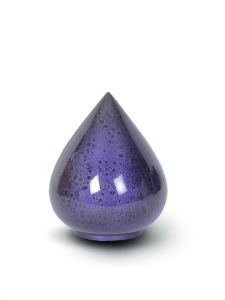 Glasfiber mini urn paars