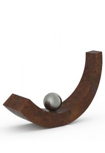 Bronzen mini urn 'Levensweg'