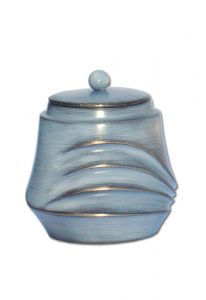 Mini urn brons grijs-blauw