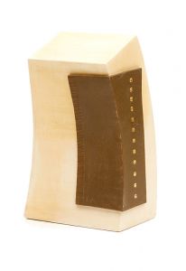 Urn van keramiek 'Versatilis' bruin beige