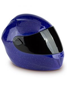 Motorhelm urn blauw