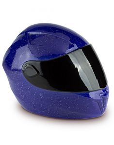 Motorhelm urn blauw