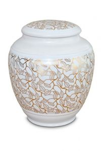 Urn van porselein 'Classica' | Pure Gold bladeren
