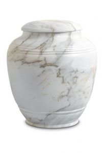 Urn van porselein 'Classica' | Arabisch Carrara marmer