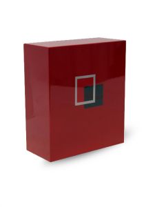 Glasfiber urn 'Square' rood