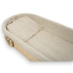 Rotan set licht | baar met binnenbekleding en kussen & wade