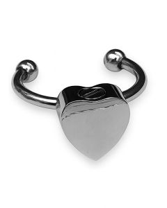 Hartvormige as-ring van edelstaal - zelf te vullen