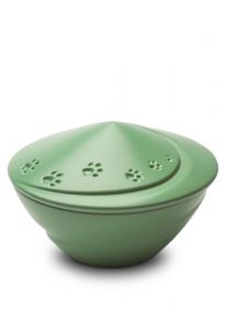 Dieren urn met pootafdrukken
