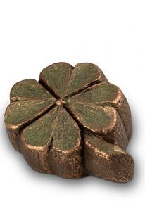 Troost urntje 'Klavertje vier' (mini urn)