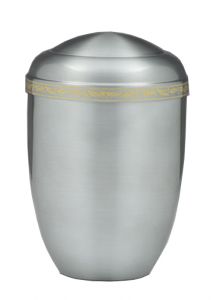 Urn van staal grijs