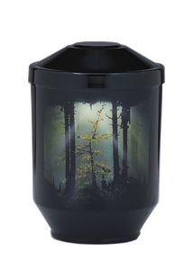 Metalen urn 'Bos'