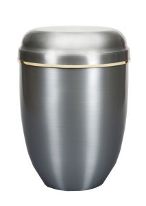Urn van staal grijs