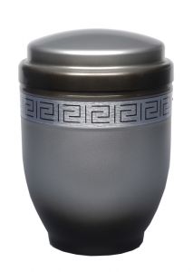 Metalen urn zilver