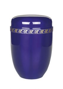 Urn van staal blauw