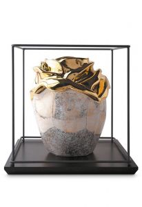 Porseleinen urn 'Princess Gold'