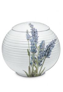 Urn porselein bol 'Lavendel'