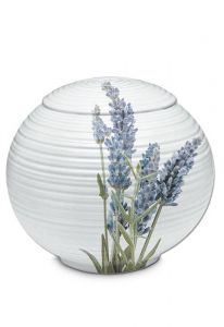 Urn porselein bol 'Lavendel'