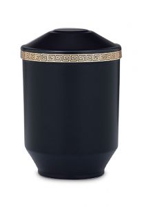 Urn van staal zwart
