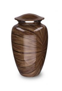 Aluminium urn 'Elegance' met houtlook