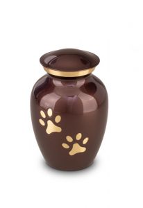 Dieren urn met pootafdrukken 0.7 liter