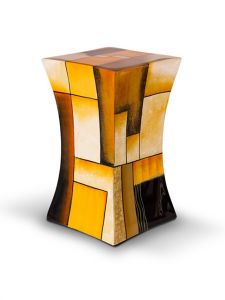 Glasfiber urn oranje