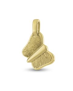 Vingerafdruksieraad 'Vlinder' Ø 1.8 cm
