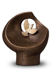 Keramische urn 'Vredesduif'