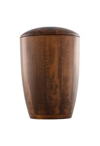 Walnoothouten urn