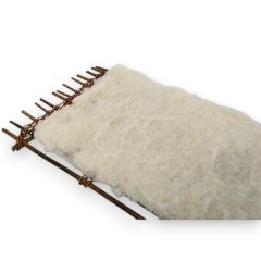 Wollen matje van zachte lamswol