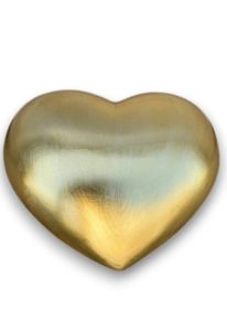 Houten urn 'Een hart van goud'