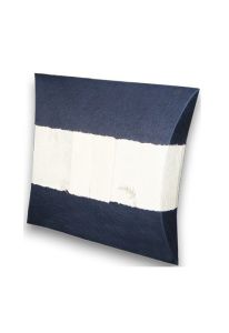 Kleine zee urn voor asverstrooiing op het water - donkerblauw