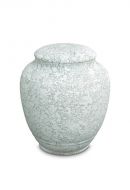 Mini urn van porselein 'Classica' - Marine water reliëf