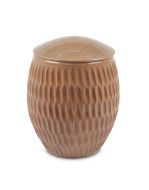 Urn van keramiek - Mokka bruin