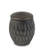 Mini urn van keramiek - Golden Lila