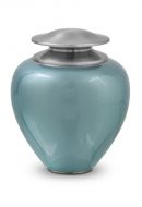Messing urn 'Satori' blauw