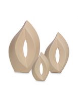 Keramische mini urn mat beige 'Venezia'