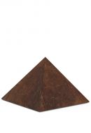 Bronzen mini urn 'Piramide'