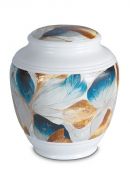 Urn van porselein 'Classica' | Multicolor met natuurlijke structuur