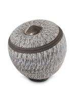 Keramische urn 'Carbon Grey'