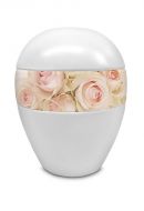 Porseleinen urn 'Rozen'